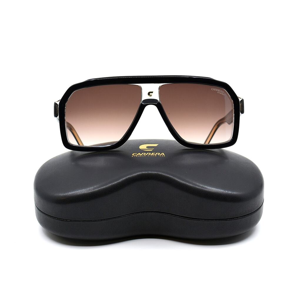 BRAND NEW CARRERA 1053/S BLACK BROWN GRADIENT AUTHENTIC SUNGLASSES - Picture 8 of 10
